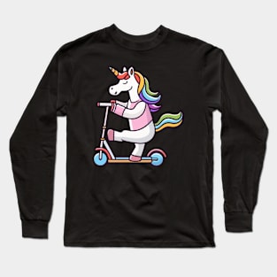 Unicorn on the go Long Sleeve T-Shirt